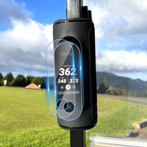 2-Pack Screen Protector for Blue Tees Golf Player+ GPS Speaker — Tempered