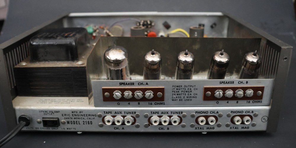 Eric Engineering 2160 6BQ5 Push Pull Integrated Tube Amplifier Plug and Play