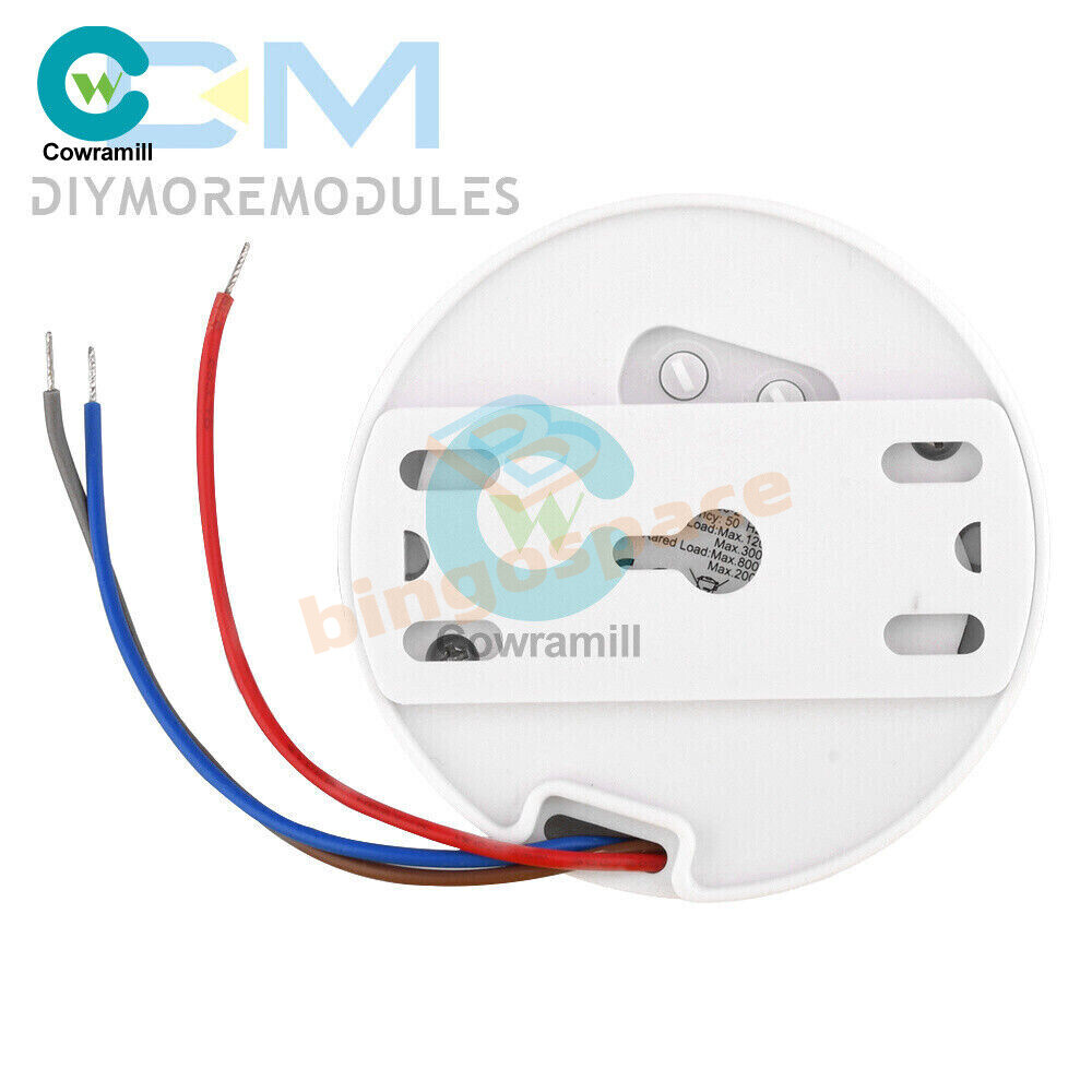 AC85-265V Infrared PIR Motion Induction Sensor 360° Detection For Ceiling Light