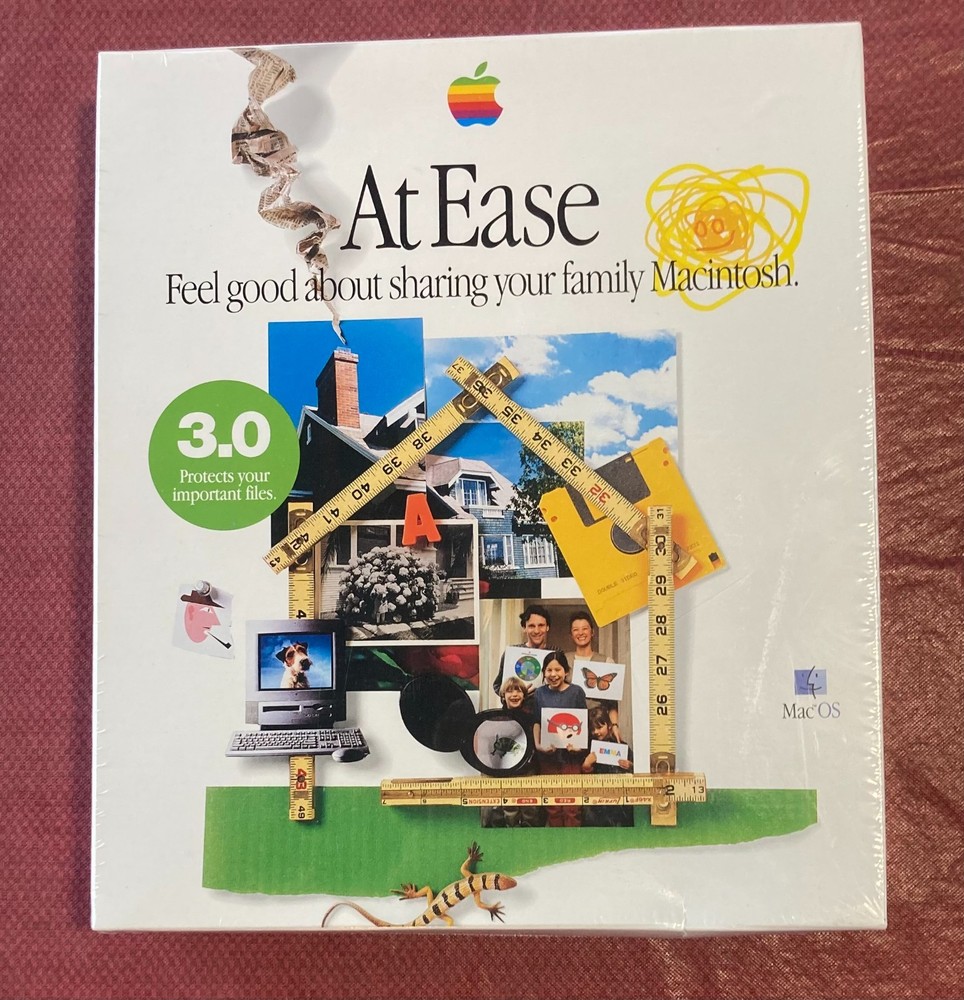 Vtg Apple Macintosh At Ease Version 3.0 Install Disks Software 1995 New Sealed