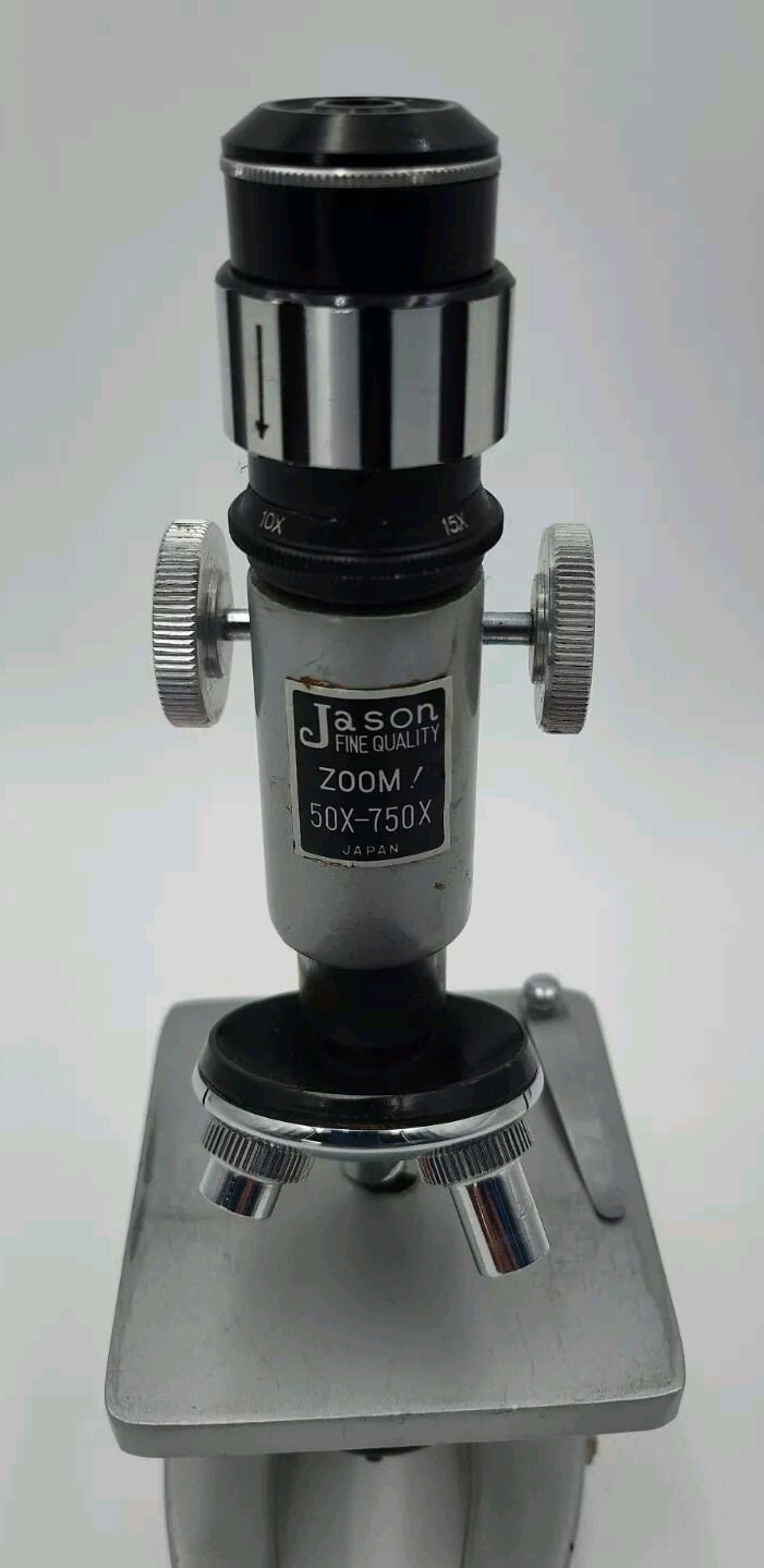 Jason Fine Quality Microscope VTG Leather Case Vintage SEE PICS📸