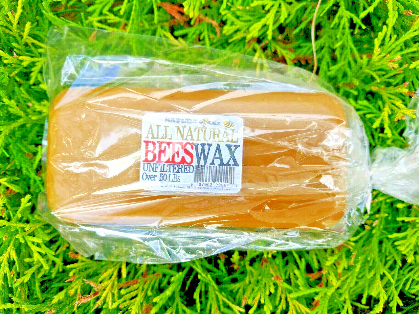 BEESWAX BLOCK 100% NATURAL UNFILTERED 0.75lbs or more