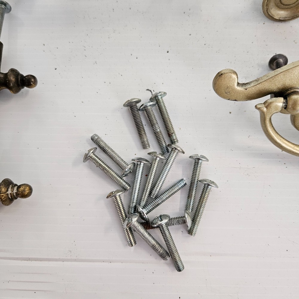 Large Lot Of Assorted Drawer Knobs And Pulls ( mixed lot)