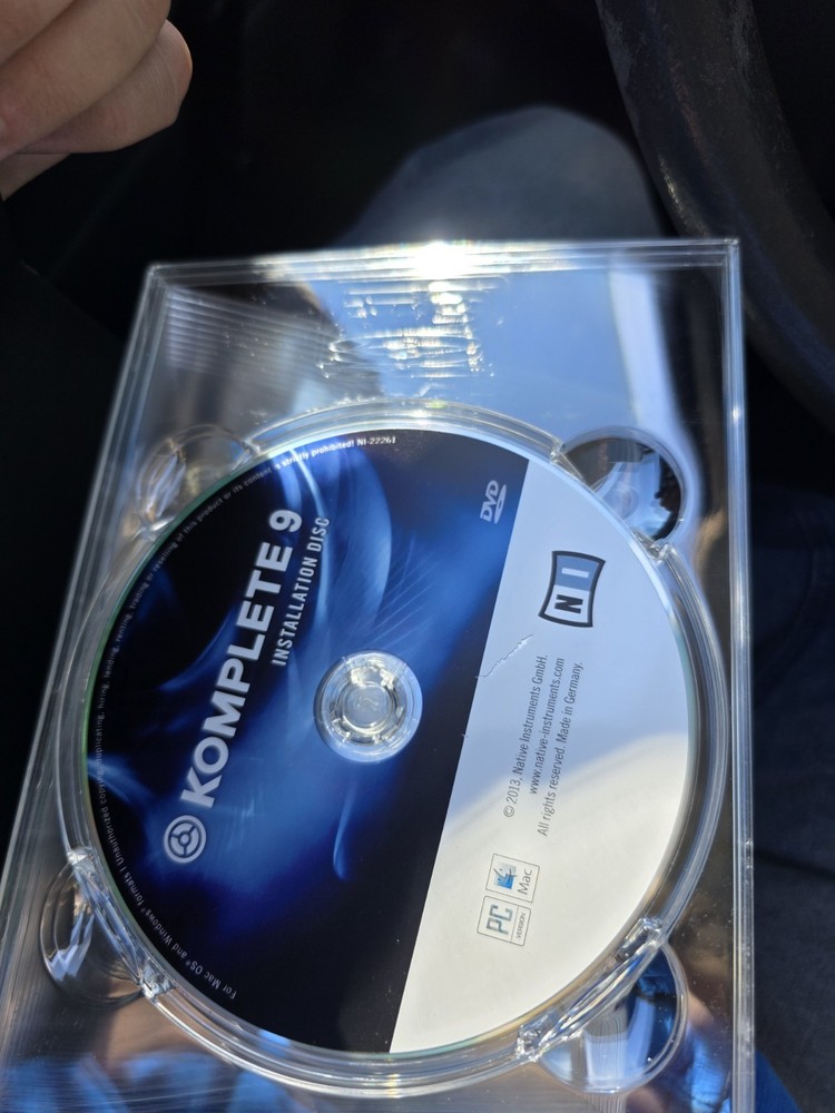 Native instruments Komplete 9 12 DVDs Serial Used?