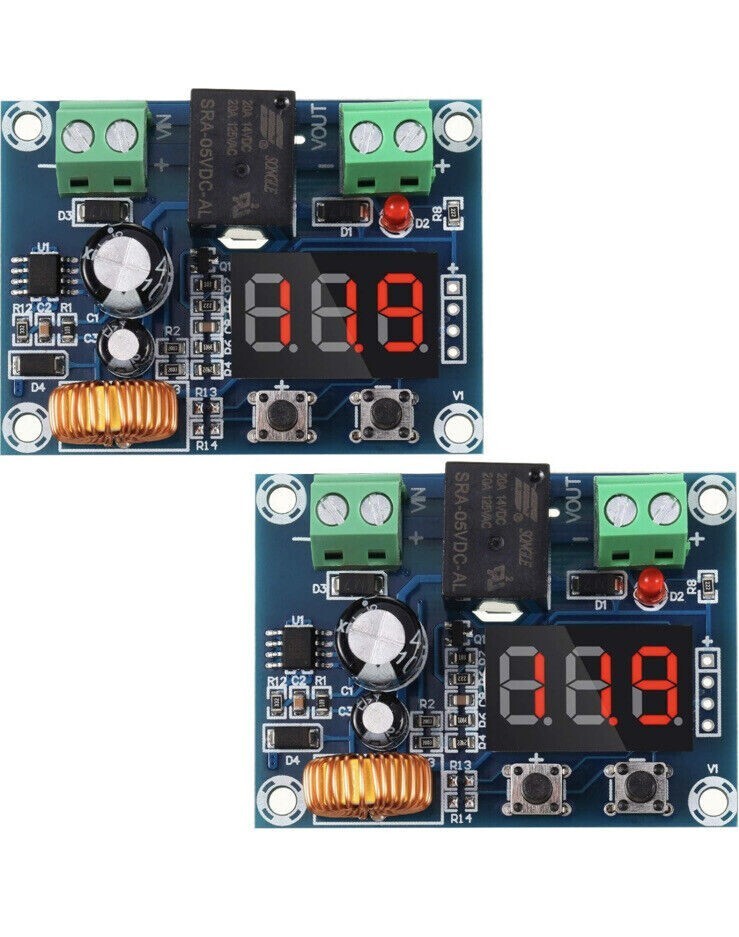 Weewooday DC 12V-36V Voltage Protection Module Digital Low Voltage (#113)