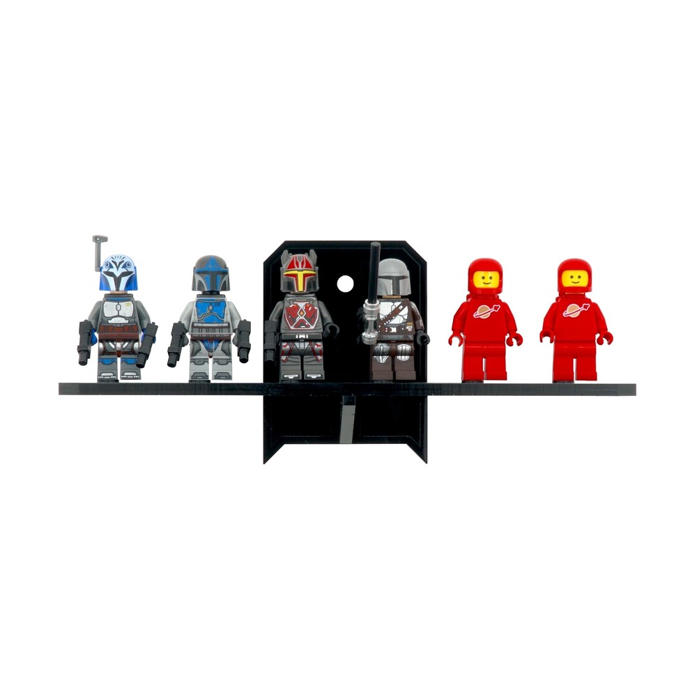 Wall-Mount Display Stand for LEGO® Minifigures
