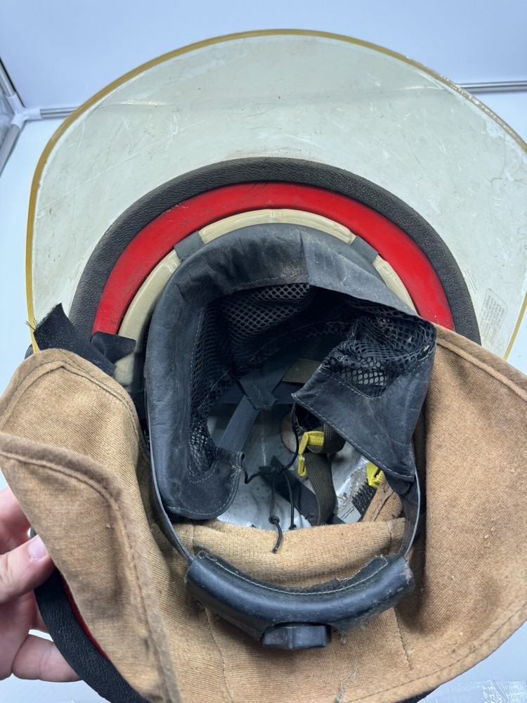 Vintage 1992 Red Firefighter Helmet