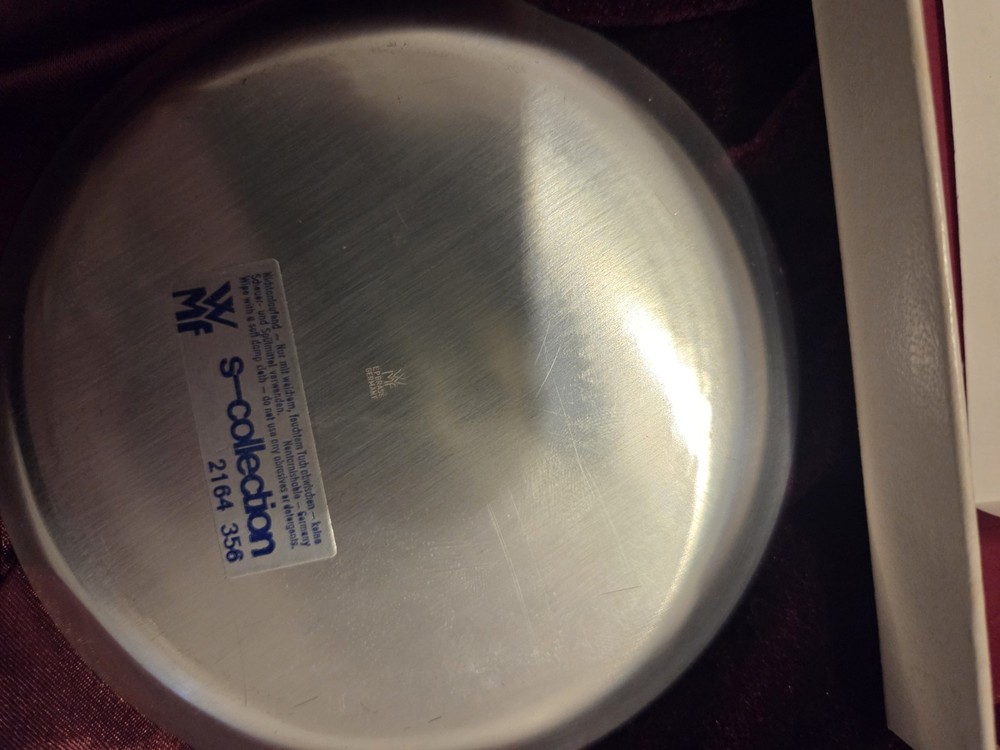 WMF S-Collection Silver 6" Dish 6331 350 Made in Germany
