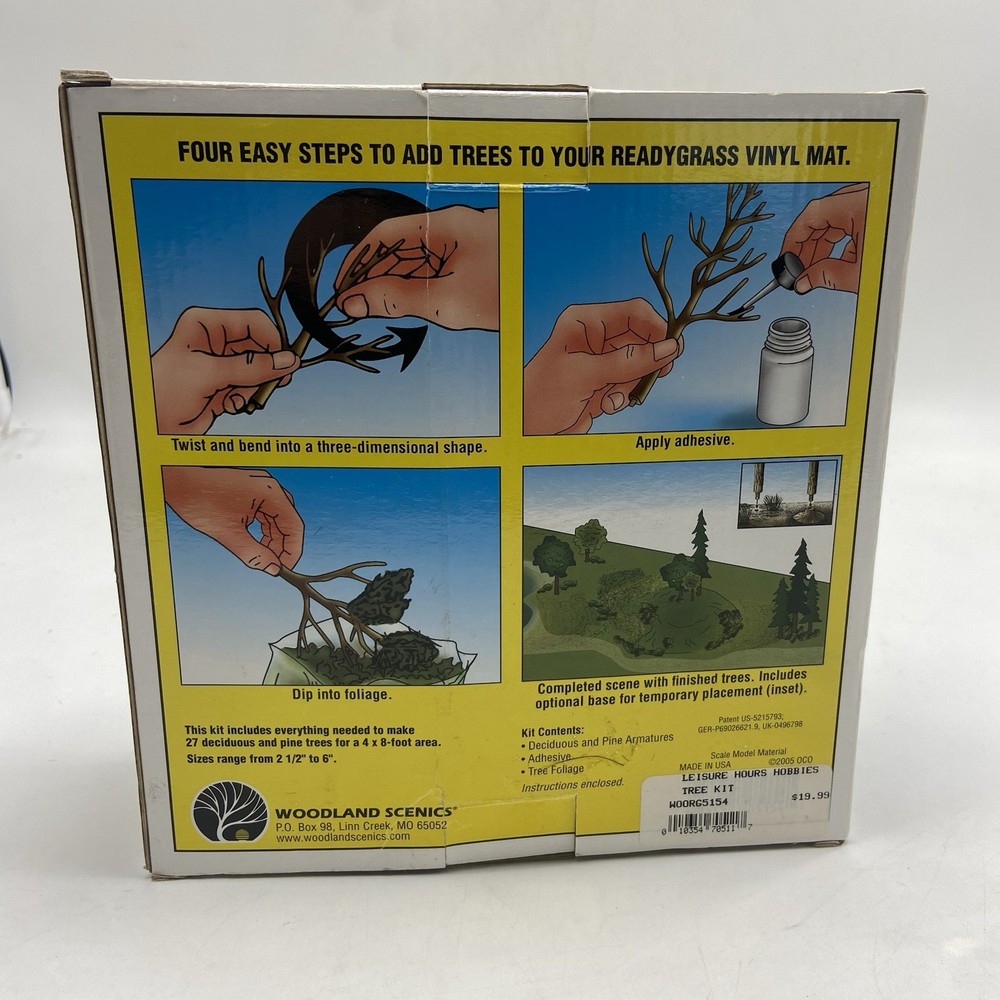 ReadyGrass- Tree Kit Deciduous & Pine Trees 2-1/2"-6" RG5154