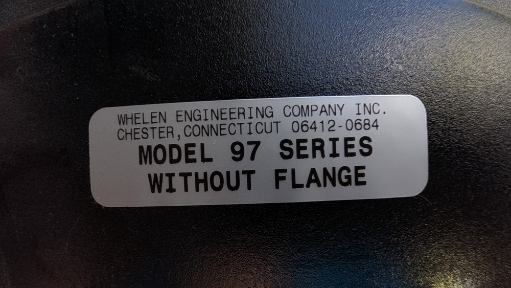 Whelen Model 97 Light Cover, Yellow
