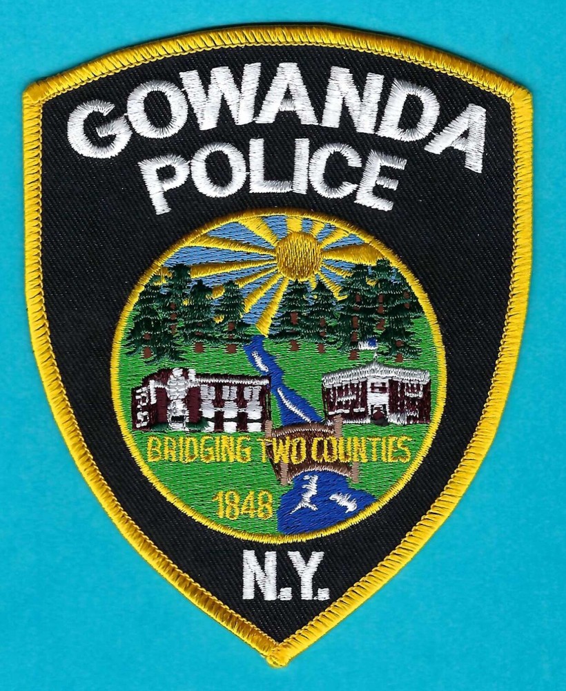 GOWANDA NEW YORK POLICE SHOULDER PATCH