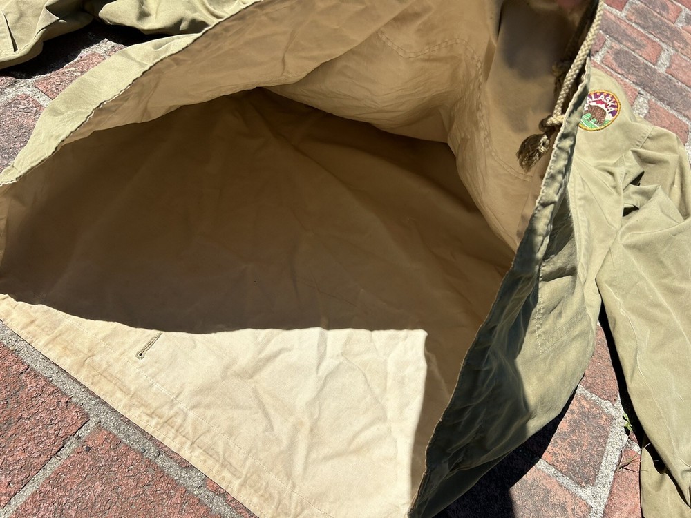 WWII US ARMY WINTER 10th MOUNTAIN REVERSIBLE ALASKA SKI PARKA JACKET COAT XLARGE