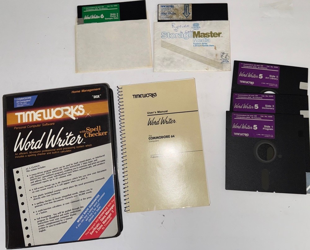 Timeworks Work Writer With Spell Checker Personal Computer Software COMPLETE