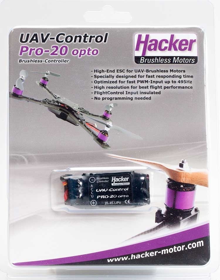 Pro-20 Opto Hacker UAV-Control ESC 20A