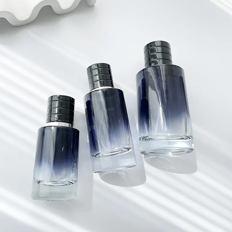 Empty Refillable Travel Glass Perfume Bottle With Spray Atomizer
