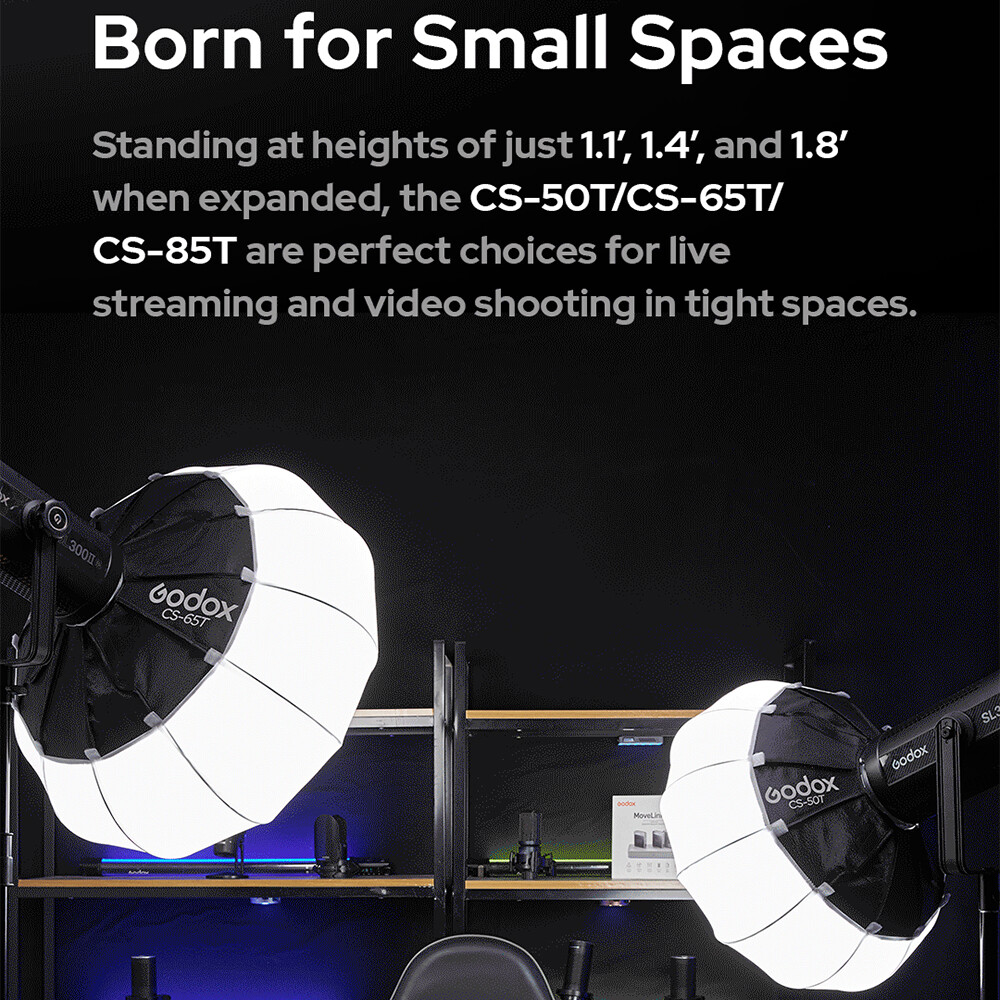 US Godox CS-85T 85cm/33.4in Quick Release Lantern Softbox Foldable Softbox
