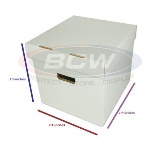 BCW Cardboard Record Storage Archive Box For 33 RPM 12" Vinyl LP Record Albums
