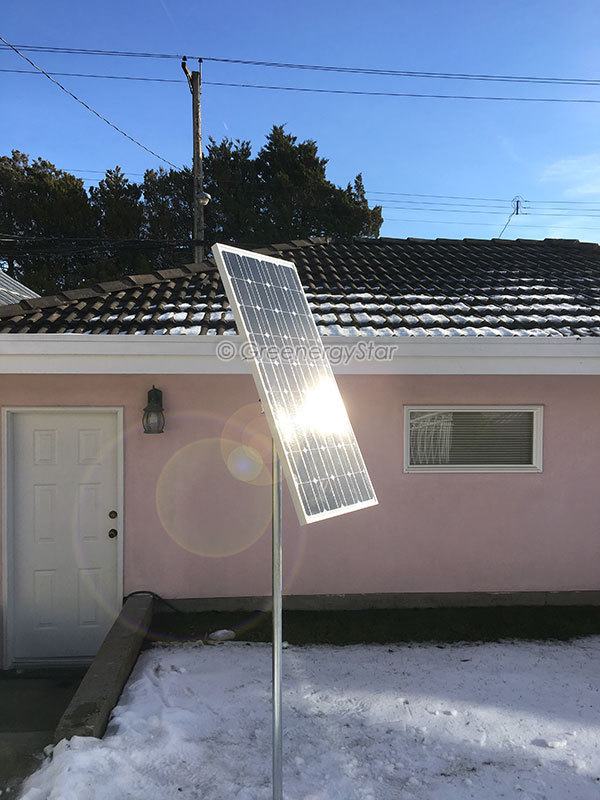 Adjustable Universal Mount Fit 50W/100W/200W Solar Panel Mounting