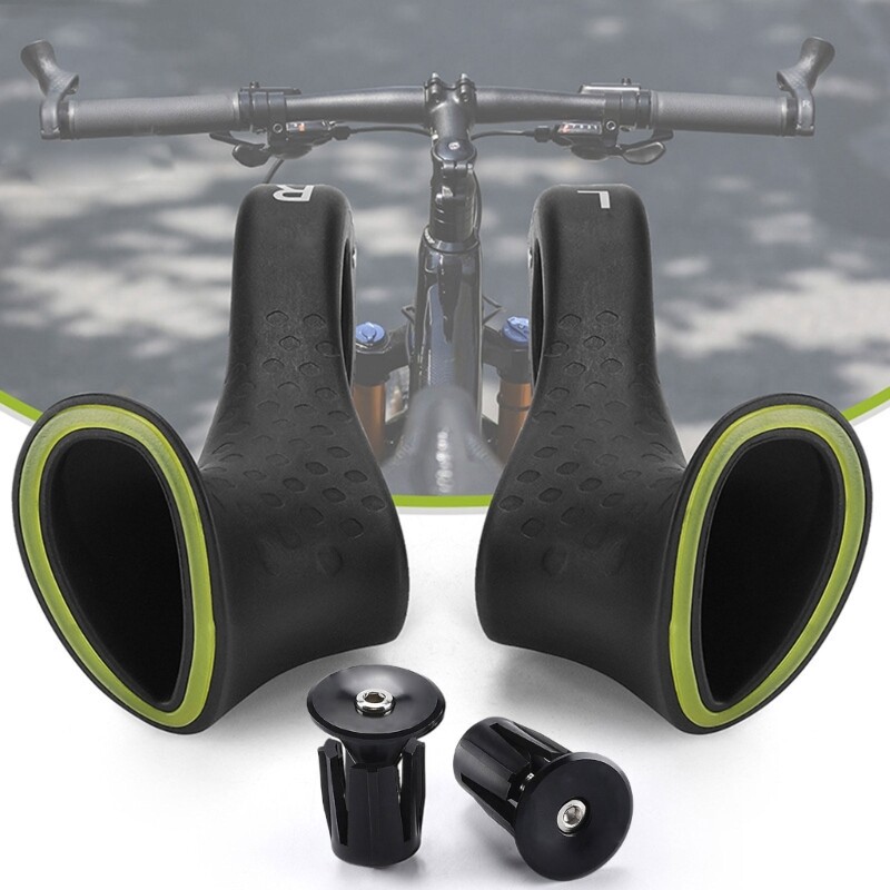 Bicycles Bar Ends, Ends Bar and Plugs Set Extender Handlebars, Shock Reduction