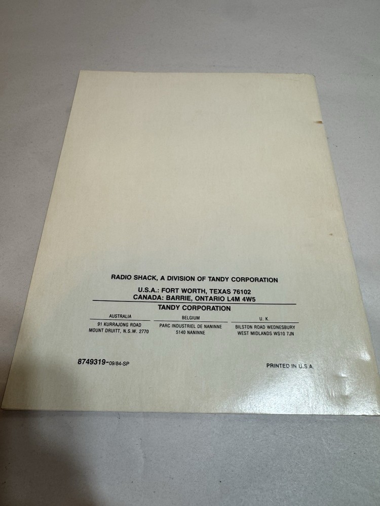 trs-80 modem ii operation manual