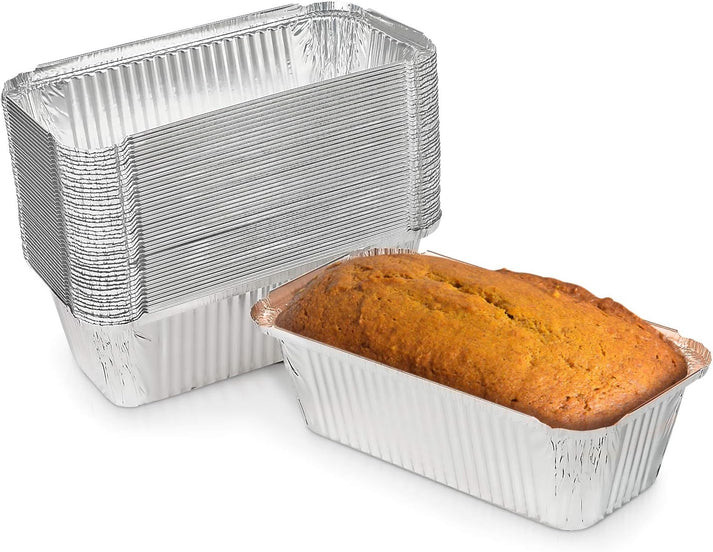 Wholesale Disposable 2 Lb Rectangular Loaf Pans for Bread Loaf Baking 500 Pack