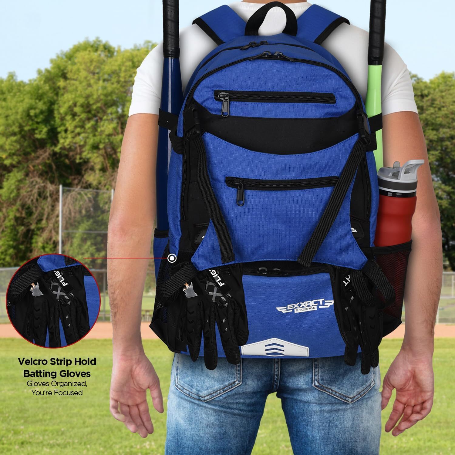 Exxact Sports Baseball Bag for Adults - Softball Baseball Helmet Bag