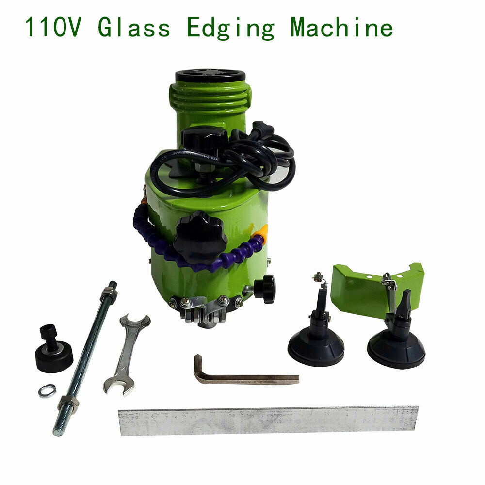 110V Electric Small Glass Edging Machine Multi-functional Glass Edging Tool