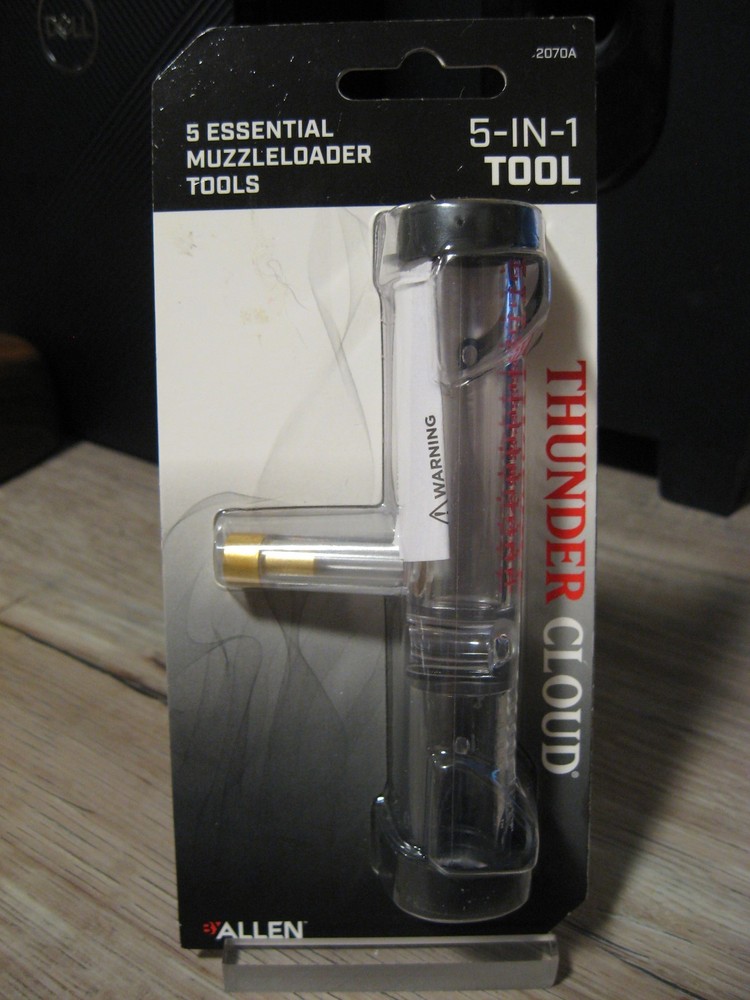 Thunder Cloud Muzzleloader 5-IN-1 Tool Black Powder Tools 2070A