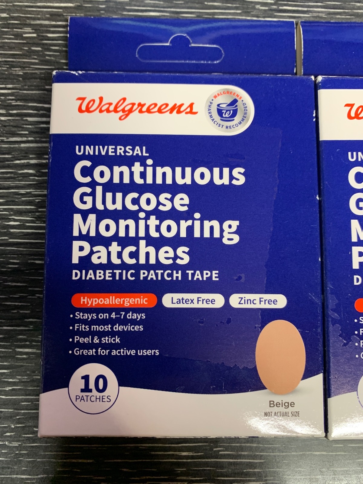 Walgreen's CGM Continuous Glucose Monitor Patches Diabetic Patch Tape--LOT OF 2