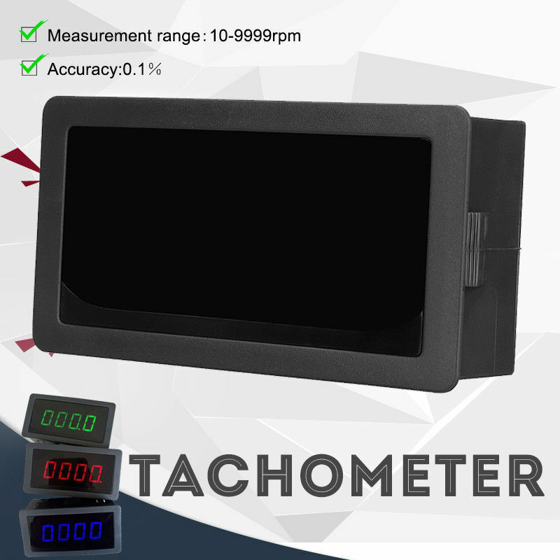 Digital Tachometer RPM Speed Meter + Bracket & Magnet Proximity Switch Sensor