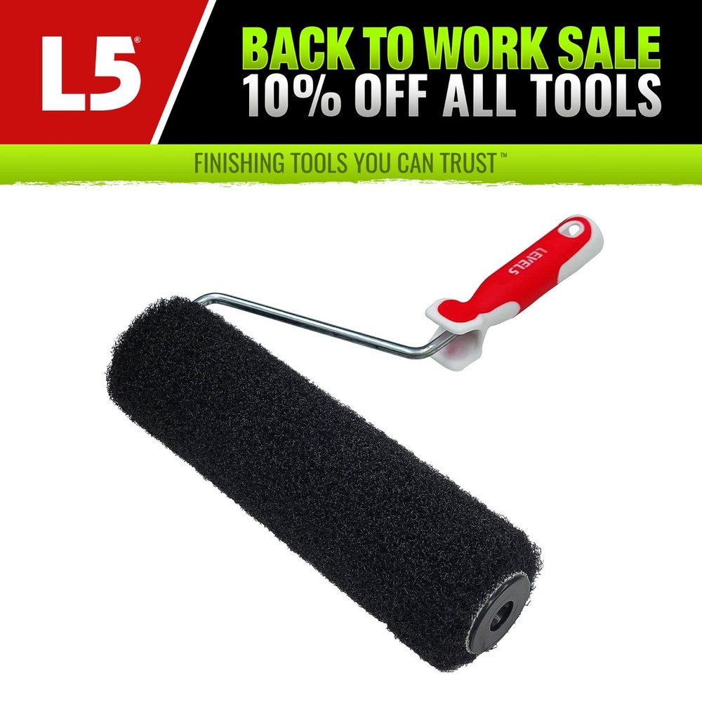 LEVEL5 12" Drywall Compound Roller W/Frame | 4-906