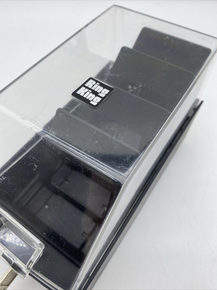 Ring King 3.25" Disk Diskette Storage Holder Case plastic floppy disc storage