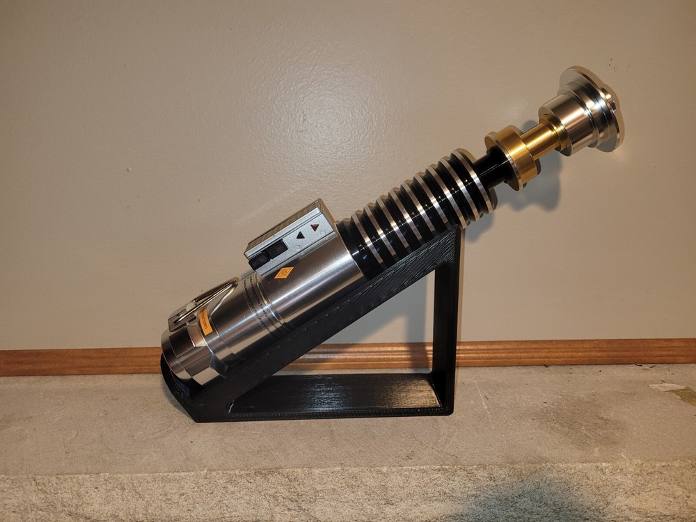 Tilted Lightsaber Hilt Display Stand\ Black