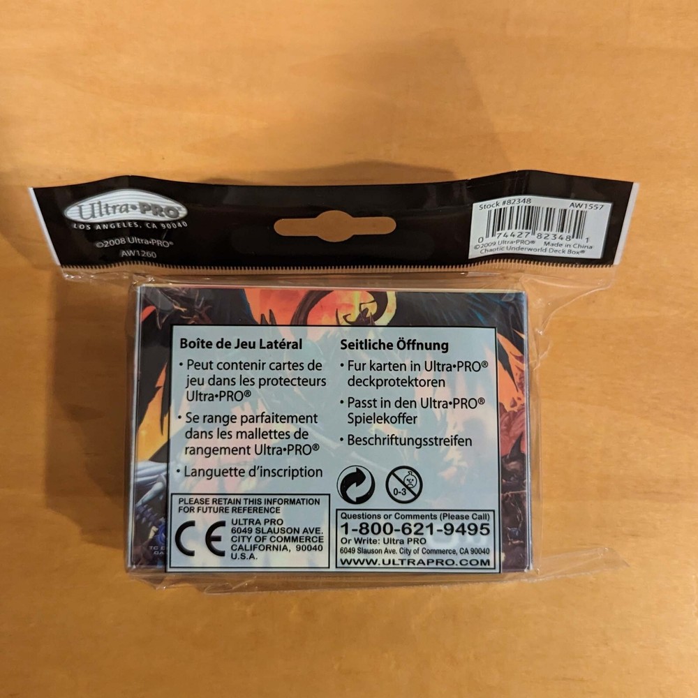 Chaotic Underworld Ultra Pro Side Loading Deck Box Factory Sealed