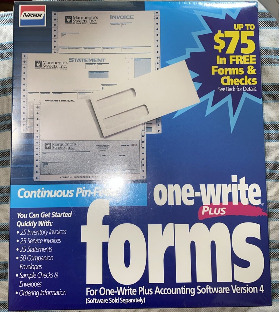 BRAND NEW & SEALED NEBS ONE-WRITE FORMS PLUS