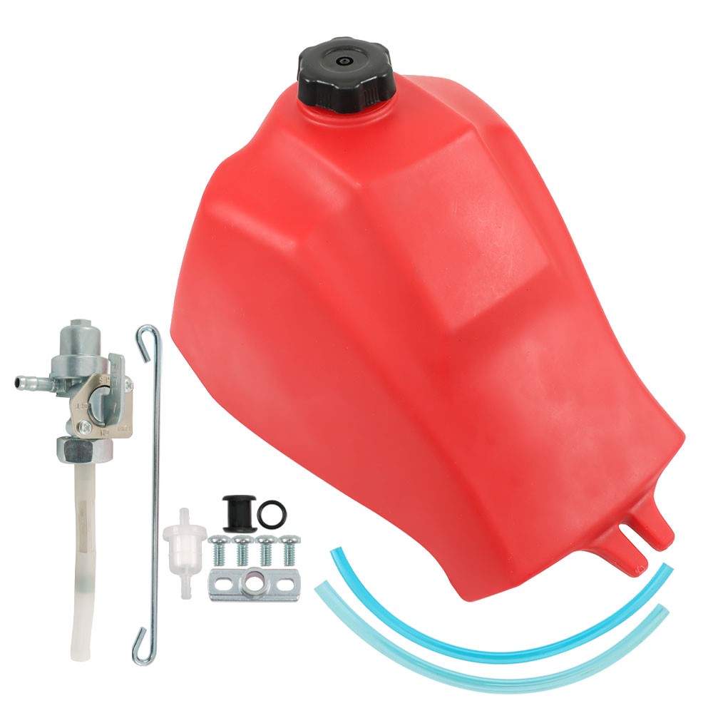 Fuel Tank with Cap and Fuel Petcock For Honda ATC185 ATC185S ATC200 ATC200S New