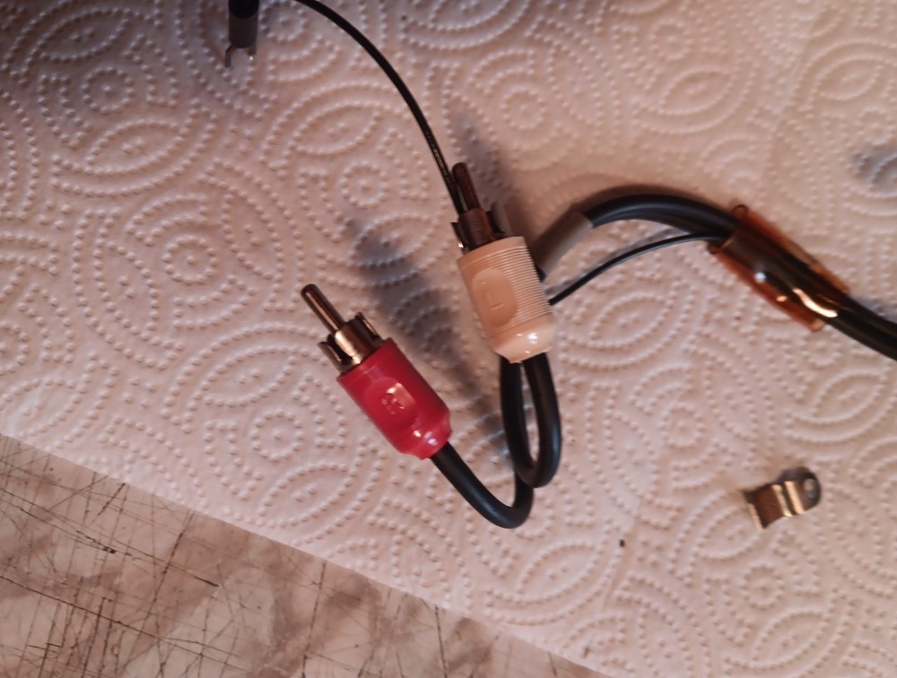 TECHNICS SL-1100A RCA WIRES perfect working