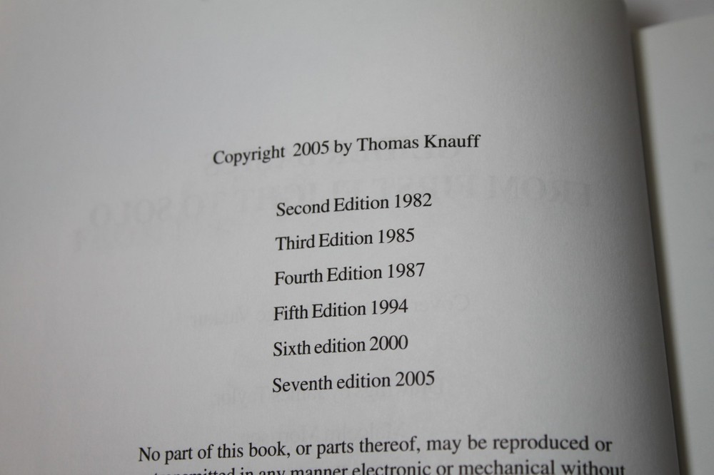Glider Basics from First Flight to Solo 2005 Thomas Knauff 7'th Edition