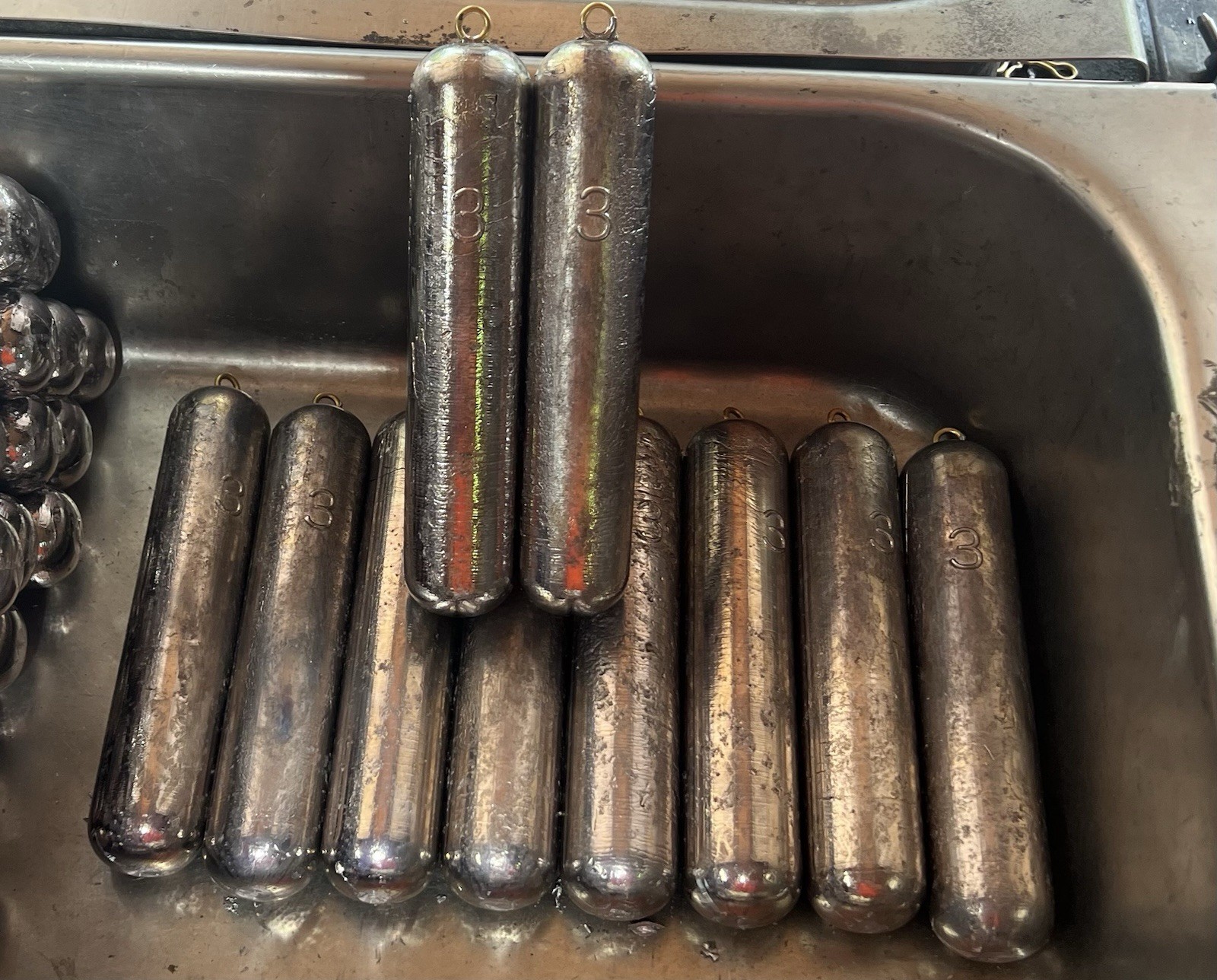 Fishing Deep Drop Sinker/Rock Cod Weights 3lb 10 Count