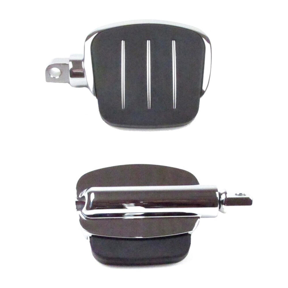 StreamLiner Styled 4" Chrome Mini Floor Board Set for Harley-Davidson models