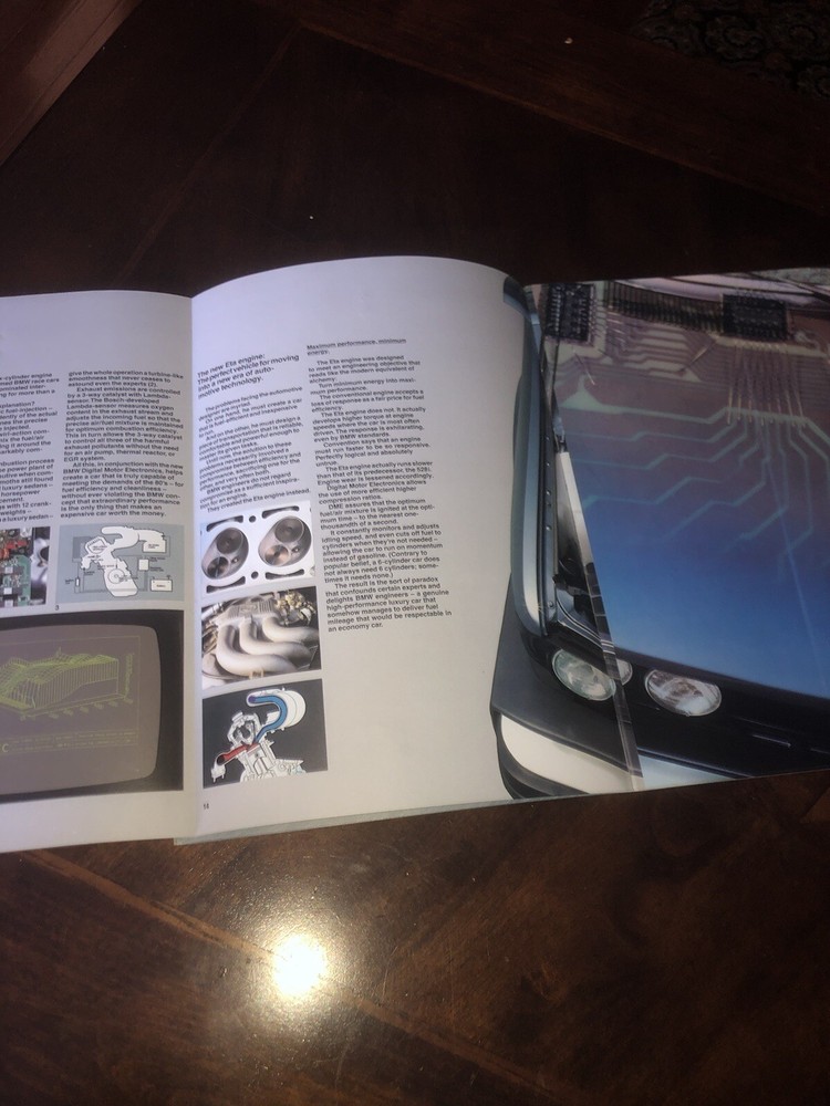 1981 BMW 528E CAR BROCHURE