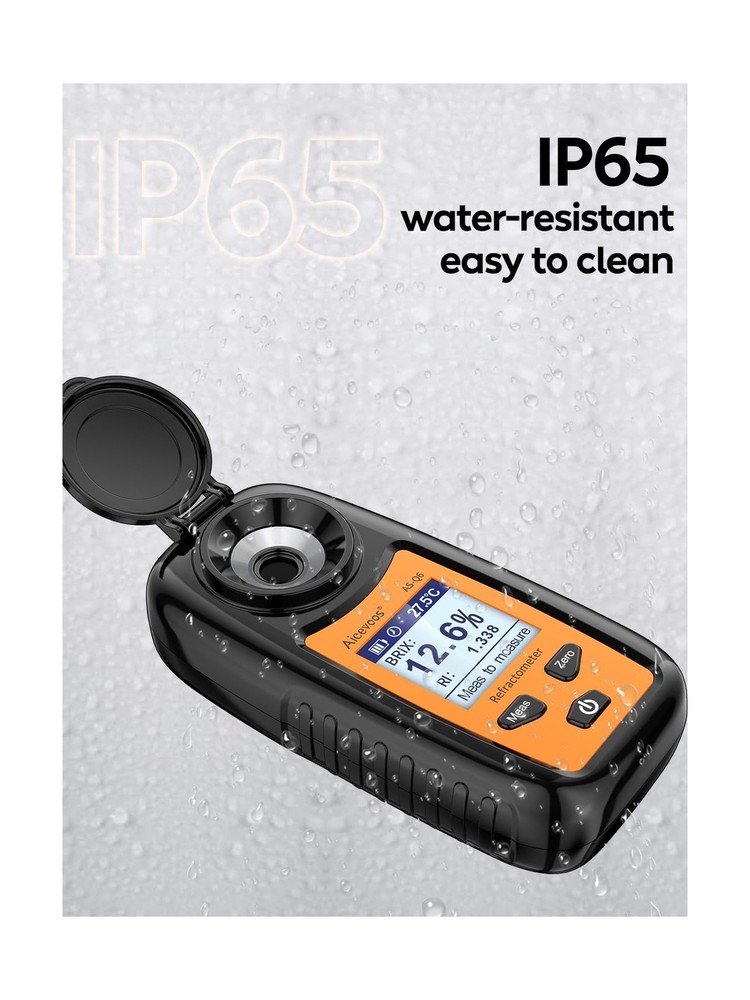 Digital Sugar Brix Refractometer brix Meter Automatic Temperature Compensatio...