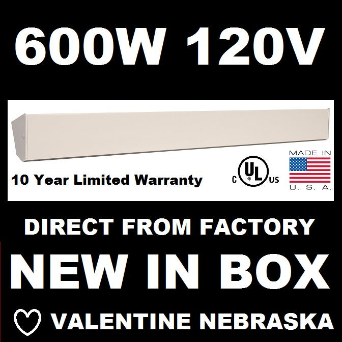 Cove Heater - Comfort Cove Electric Radiant Heater 600W 120V 47" (4') C-6012