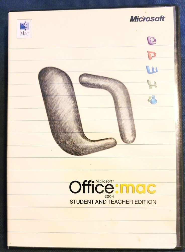 Office:Mac 2004 Student Teacher Edition Microsoft Office