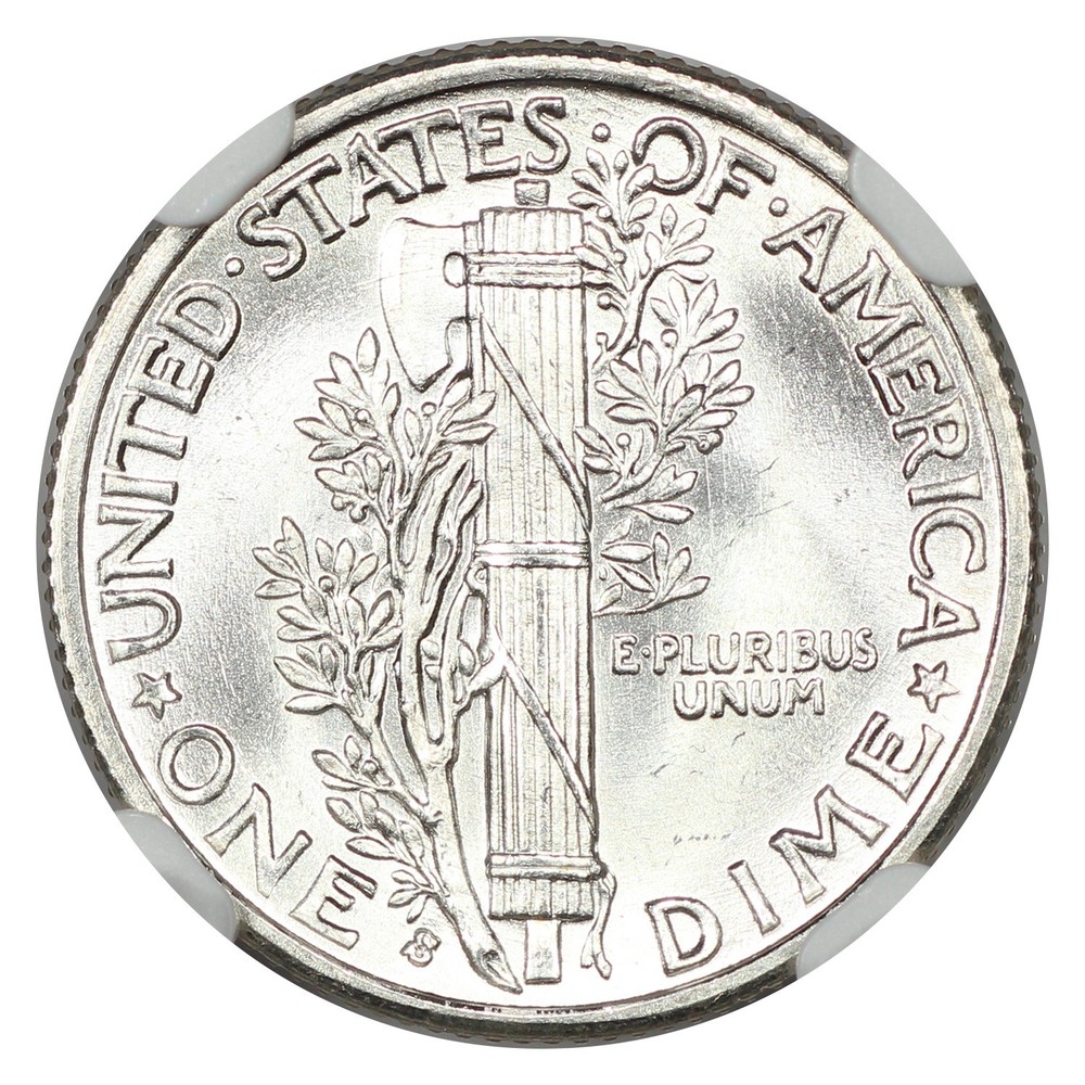 1936-S 10C NGC MS67FB - Mercury Dime