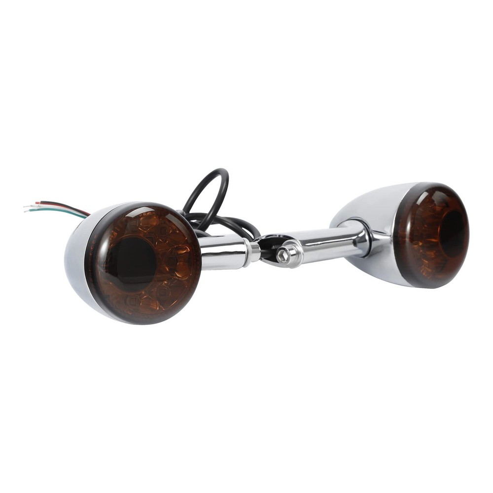 Chrome Rear Turn Signals LED Light