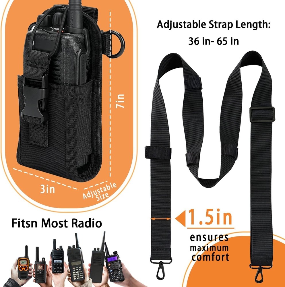 Lightweight Fire Radio Strap Bundle
