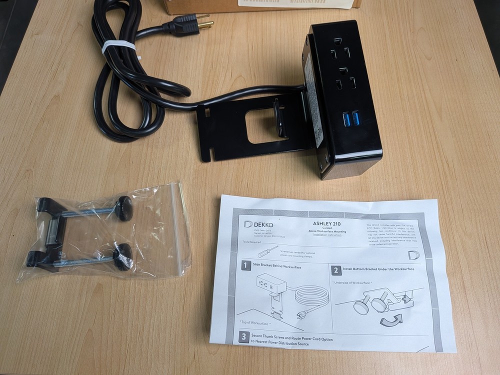 Dekko Ashley 210 Surface Power Module - Black