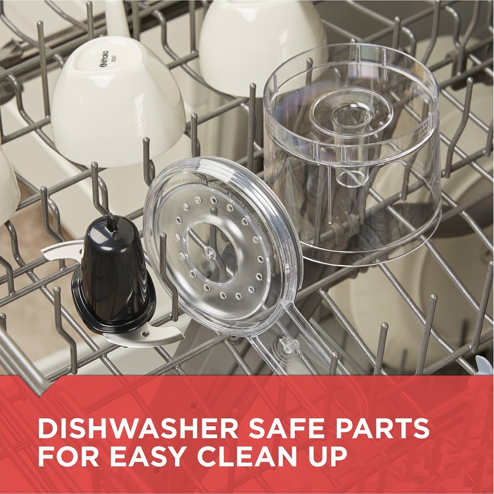 Black Decker FreshPrep One Touch Chopper 3 Cup Capacity Dishwasher Safe