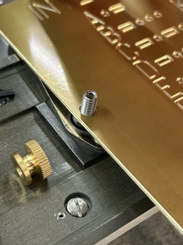 MORSE CODE HAM RADIO SOLID BRASS ENGRAVING PLATE OR DISPLAY PLATE FOR NEW HERMES